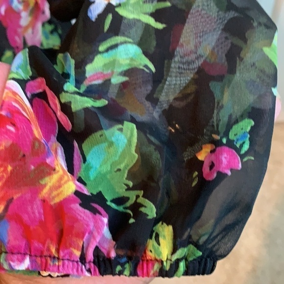 LILY ROSE FLORAL SHEER BLOUSE GU SZ S VERSATILE - Picture 6 of 11